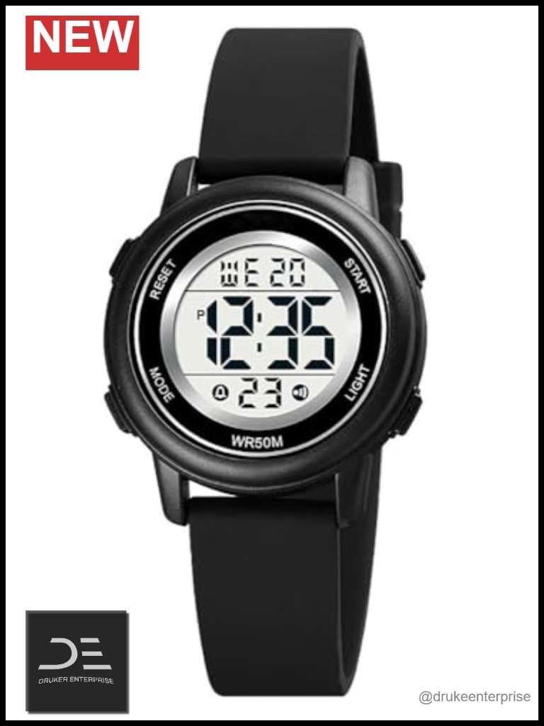 Digital Watch Led Alarm Stopwatch Waterproof 50m Military Sport Silicone Strap Digital Watch Led Alarm Stopwatch Waterproof 50m Military Sport Silicone Strap
